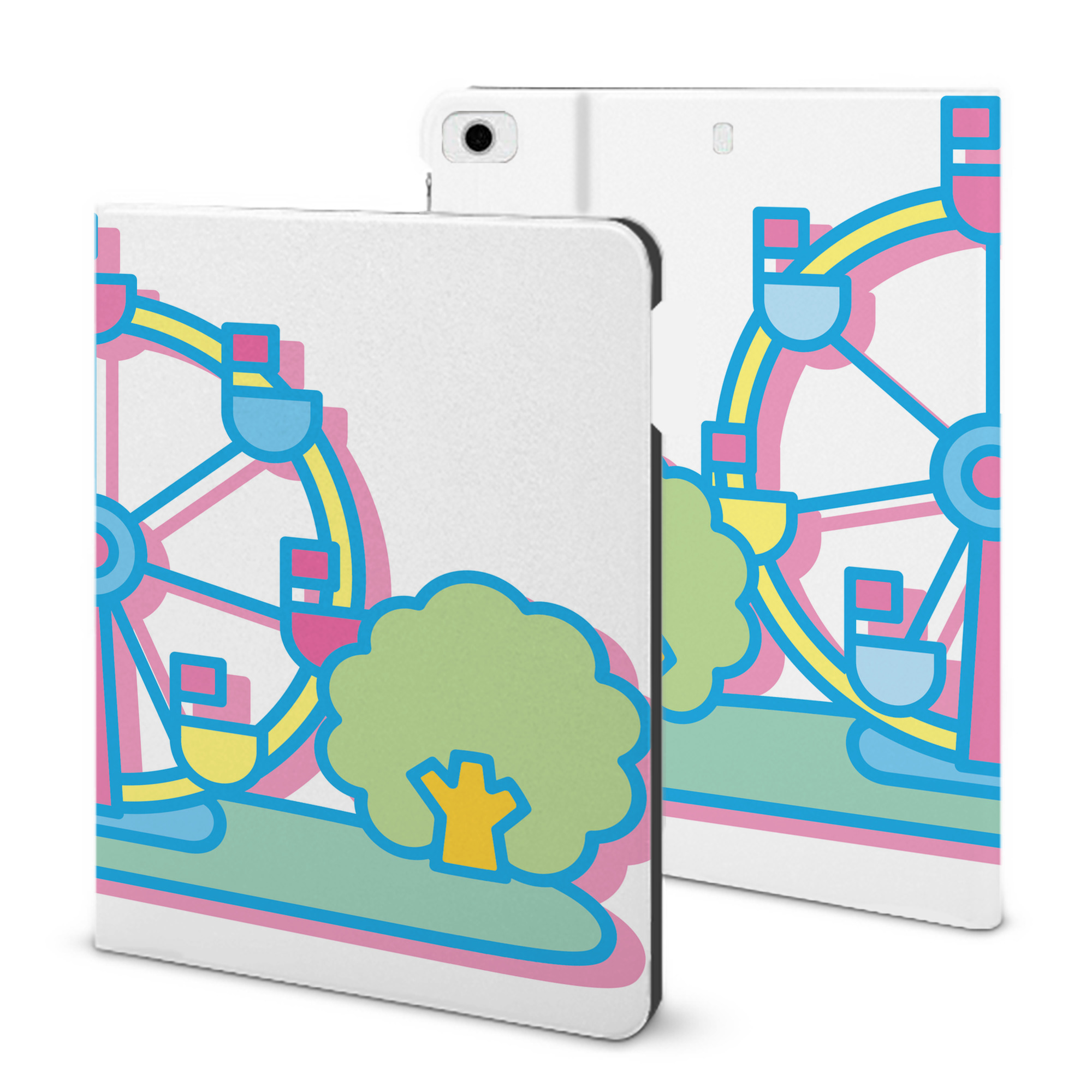 （画像用） Hello Kitty ハローキティ IPad ケース ブック型 PUレザー TPU 耐衝撃 軽量 薄型 ペン収納なし 全面保護 IPad 各モデル対応